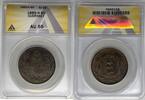 Weltmünzen 8 Doubles 1889-H Guernsey Coin ANACS AU 55 W8 -