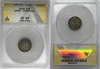 Weltmünzen 10 Sen Japan Coin ANACS VF 35 Details Corroded W8 -