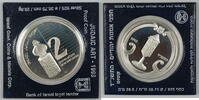 Weltmünzen 2 New Sheqalim Israel Silver Proof Judaic Art Commemorative Coin as Issued -