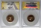 Weltmünzen Lundy Half Puffin Coin ANACS PR 65 RB W8 -