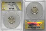 Weltmünzen 1 Pataca Macau Coin ANACS MS 63 W8 -