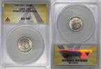 Weltmünzen 10 Cent Straits Settlements Coin ANACS AU 58 W8 -