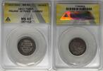 Weltmünzen 10 Pence Ireland Token ANACS MS 60 Details Cleaned W7 -