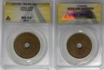 Weltmünzen 20 Mils Palestine Coin ANACS MS 63 BN W7 -
