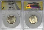 Weltmünzen 50 Mils Palestine Coin ANACS MS 62 W7 -
