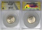 Weltmünzen 50 Mils Palestine Coin ANACS MS 63 W7 -