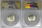 Weltmünzen 50 Mils Palestine Coin ANACS MS 62 W7 -