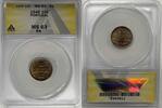 Weltmünzen 10 Centavo Portugal Coin ANACS MS 63 BN W7 -