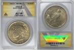 USA Dollar Peace Silver ANACS AU 58 Details Residue -