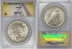 USA Dollar Peace Silver ANACS MS 60 -