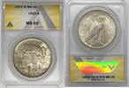 USA Dollar Peace Silver ANACS MS 62 -
