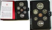 Kanada Canada Proof-like Set 7 Beautiful GEM Coins In Presentation Case W/COA -