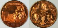 Exonumia Bronze Apollo XI 38MM Medal Men On The Moon Aldrin Armstrong Collins -