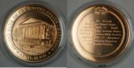 Exonumia Bronze Proof Medal Second Bank of the United States Chartered April 10 1816 -