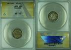 Kanada 10 Cent Canada 10c Silver Coin ANACS VF-20 (WB2) -