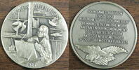 Exonumia Sterling John James Audubon Silver Medal -