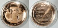 Exonumia Bronze Proof Medal First US Peacetime Draft October 29 1940 -