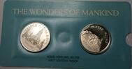 Exonumia Sterling Temple of Dawn & Aztec Ruins Solid Silver Proof Medals Franklin Mint -