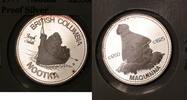Exonumia Medal British Columbia Nootka Gem Proof Maquinna Silver -