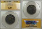 USA Large Cent 1C Coin ANACS EF 40 Details Corroded -