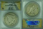 USA Dollar Peace Silver S$1 ANACS VF-20 Details Reverse Lamination -