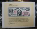 Briefmarken 1874 $ BEP souvenir card B 102 FUN 1987 face $1 LT -