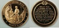 Exonumia Bronze History of the U.S. Year of Engineering Feats Proof Medal -