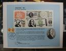 Briefmarken BEP souvenir card B 99 NWPMC fractional currency visitors center cancelled -