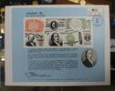 Briefmarken BEP souvenir card B 99 NWPMC fractional currency show cancelled -