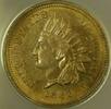 USA Indian Head Cent 1c ANACS MS-60 (Unc) Details Cleaned -