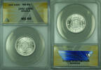 Weltmünzen 10 Escudos 10E Angola ANACS MS-66 Coin Silver KM#73 -