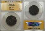 USA Large Cent 1C Coin ANACS EF 40 Details Corroded -
