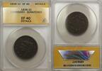 USA Large Cent 1C Coin ANACS EF 40 Details Corroded-Scratched -