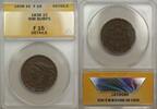 USA Large Cent 1C Coin ANACS AU 50 Details Corroded (A) -