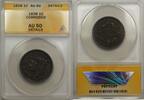USA Large Cent 1C Coin ANACS AU 50 Details Corroded (B) -