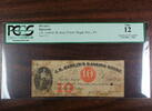Banknoten 10 Cents JD Hamlin's Banking House, Niagara Falls NY, PCGS F-12, Obsolete -