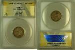 USA Indian Head Cent 1c ANACS AU-50 Details Cleaned -