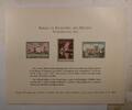 Briefmarken BEP Souvenir Card - Fresno Three Washington DC Scenes - RARE (B 3) -