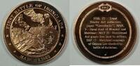 Exonumia Bronze History of the U.S. First Battle of Ironclads Proof Medal -