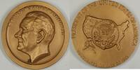 Exonumia Bronze Lyndon B. Johnson High Relief Large Inaugural Medal- Spotting- MACO -