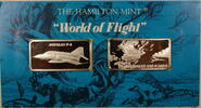Exonumia World of Flight 1 oz Silver Ingot-Sealed- Douglas F-4, Daedalus and Icarus -