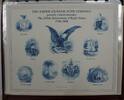 Briefmarken Souvenir ABNCo Card SO 59 200th Anniv Eight States Eagle with eight state seals -