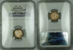 USA Dime Barber Silver NGC UNC Details Improperly Clnd (Choice Coin) Toned RF -