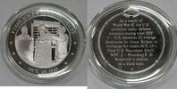 Exonumia Sterling Franklin Mint History of U.S. Silver Medal 1st US Peacetime Draft -