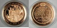 Exonumia Bronze Proof Medal Immigration Swelled by Famine and Revolution -