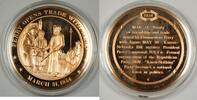 Exonumia Bronze Proof Medal Perry Opens Trade With Japan March 31 1854 -