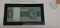 Banknoten Brazil One Cruzeiro Banknote Crisp Uncirculated in Stamped Envelope -