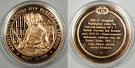 Exonumia Bronze Proof Medal Washington Writes His Farewell Address Sept 17 1796 -