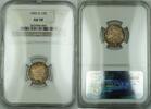 USA Dime 1905-O Barber Silver 10c NGC AU-58 (Better Coin) Toned RF -