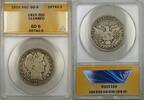 USA Half Dollar Barber 50C ANACS GD-6 Details Cleaned (6A) -